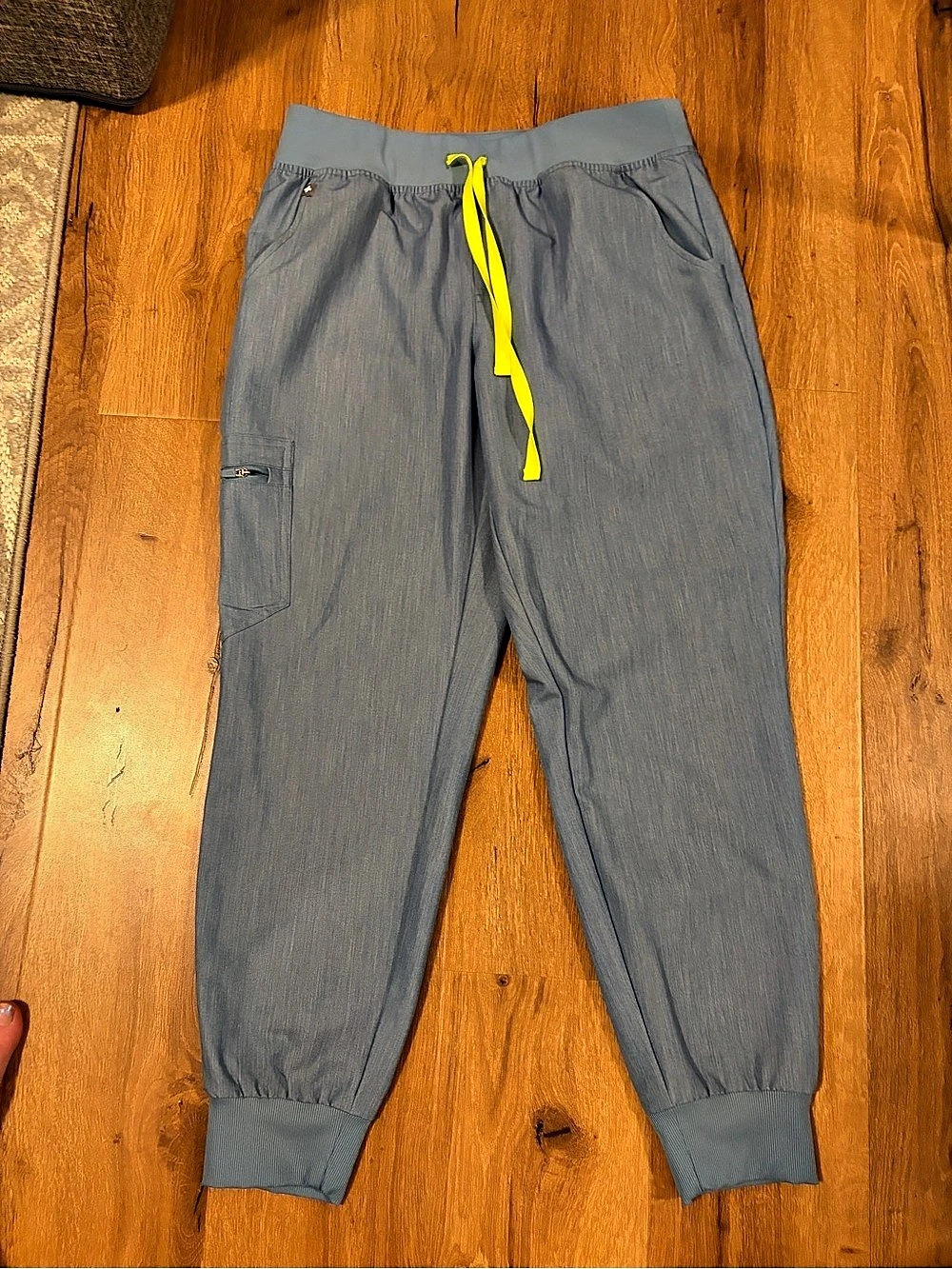 FIGS zamora heather indigo scrub pant MP